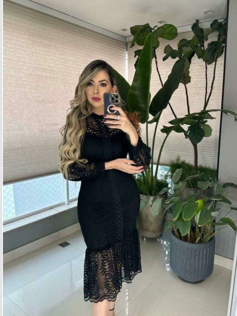 Vestido MIDI Lia Preto