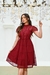 Vestido de Princesa Ana Paula Marsala - loja online