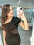 Vestido de Princesa Coleção Eloá - modelo 03 - Babado duplo lateral preto - comprar online