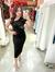 Vestido de Princesa Coleção Eloá - modelo 03 - Babado duplo lateral preto - loja online