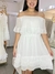 Vestido de Princesa musseline Branco Leveza ciganinha Agar na internet