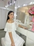 Vestido de Princesa musseline Branco Leveza ciganinha Agar - Vestidos de Princesa K