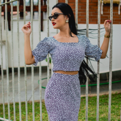 Imagem do Saia Midi Ester Poá