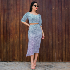 Cropped Ester Poá - Protea Moda Feminina