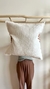 Almohadon 50x50 waffle blanco