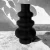 Florero anillos negro - comprar online