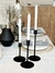 Candelabro de hierro negro M