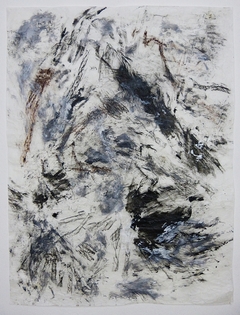 Impresiones de un bosque #01, 2019. Mixta sobre papel. 99x74 cm.
