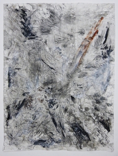 Impresiones de un bosque #11, 2019. Mixta sobre papel. 99x74 cm.