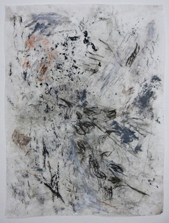 Impresiones de un bosque #07, 2019. Mixta sobre papel. 99x74 cm.