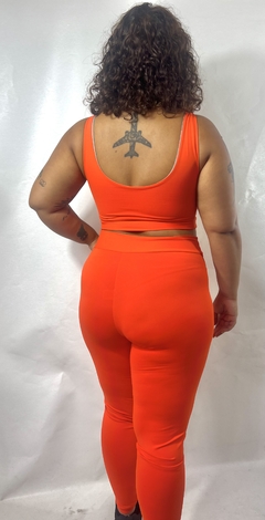 Conjunto Laranja - Calça e Top Alça Grossa - Rayo de Sol