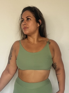 Top Tiras - Verde Margarita - comprar online