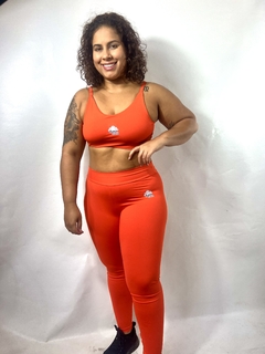 Conjunto Laranja - Calça e Top Regulagem - comprar online