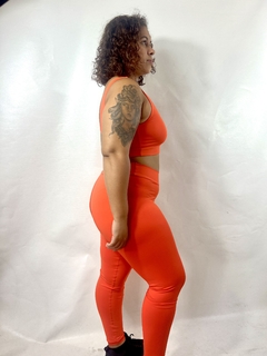 Conjunto Laranja - Calça e Top Regulagem - Rayo de Sol