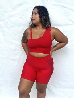 Top jessica - Vermelho - comprar online