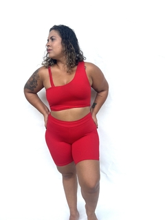 Conjunto Red - Short Curto e Top Jessica