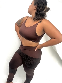 Conjunto Isis - Calça recorte e Top Maya