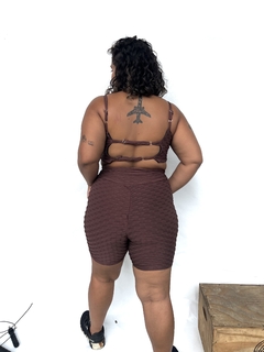 Conjunto Cacau - short meia coxa e Top Yasmim - comprar online