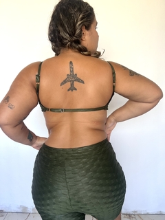 Top Maya Colmeia - Verde Militar na internet