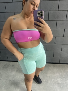 Top Faixa - Rosa Algodão Doce