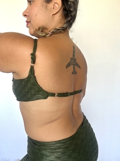 Top Maya Colmeia - Verde Militar - comprar online