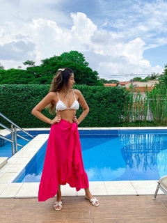 Saia Pareo 3 em 1 com babado