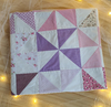 Manta em Patchwork - Rosa