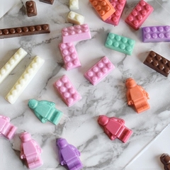 SET PLACAS BLOQUES Y MUÑEQUITOS ART. 603 - Sweet Party Insumos