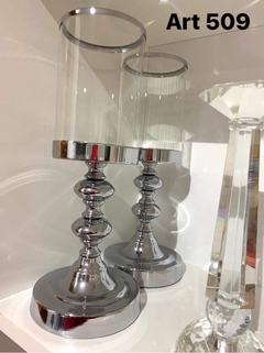 CANDELABRO PORTAVELA IMPORTADO DOBLE FUNCIÓN x 1