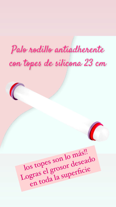 Palo antiadherente con topes 23 cm