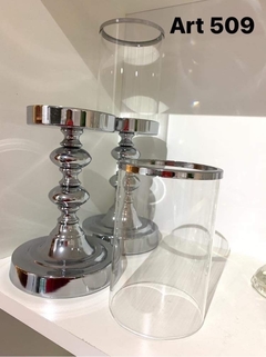 CANDELABRO PORTAVELA IMPORTADO DOBLE FUNCIÓN x 1 - comprar online