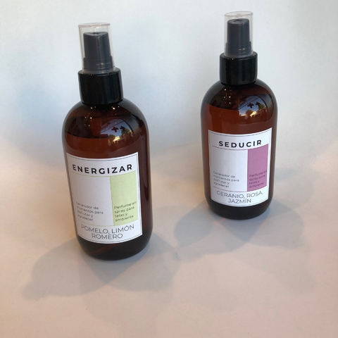 Spray textil con válvula
