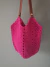 Bolsa de Crochê Sacola de praia estilo Ecobag - Denisearts -Embalagem e Acessórios 