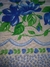 Trilho Caminho de Mesa Flor Azul - Denisearts -Embalagem e Acessórios 