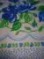 Trilho Caminho de Mesa Flor Azul - Denisearts -Embalagem e Acessórios 