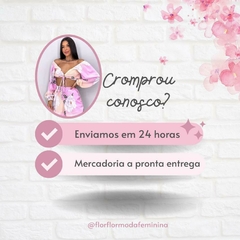 Body Bory Tule Brilho Festa Feminino Transparente Manga LONGA - FlorFlor Moda Feminina