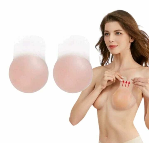 Sutiã Invisível Adesivo De Silicone Levanta Seios Push Up
