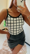 Body Cavado Feminino Estampados Alça Fina Alcinha Suplex - comprar online