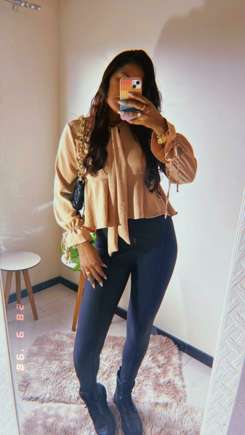 Blusa Bata Babados Com Manga Longa Tendência Boho Chic - comprar online