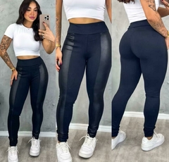 Calça montaria cintura alta com detalhe nas laterais calça flanelada