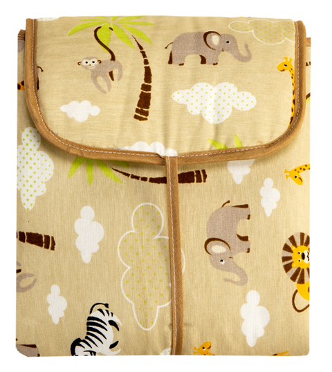 Trocador Portátil c/ Bolsos Internos - Safari Caqui