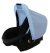 CONJUNTO CAPOTA SOLAR + APOIO BEBÊ CONFORTO - AZUL BEBÊ