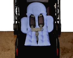 COLCHONETE PARA BEBÊ CONFORTO E CARRINHO - AZUL na internet