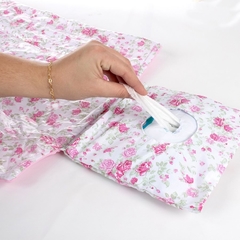 Trocador portátil plastificado - bailarina floral