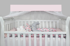 KIT DE BERÇO ROLL - CHUVA DE BENÇÃO ROSA