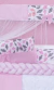 KIT BERÇO AMERICANO 11 PEÇAS CLASSIC MICROFIBRA - CHUVINHA ROSA - comprar online