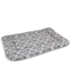 COLCHONETE PORTÁTIL C/ MOSQUETEIRO - PROVENÇAL CINZA COM BRANCO - comprar online