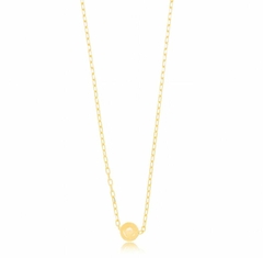 Choker Pingente Bolinha Banho de Ouro 18K - comprar online