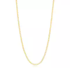 Choker Bolinha Achatada Banho de Ouro 18K - Uifemmy Semijoias 