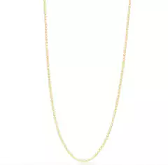 Colar Longo Mini Bolinhas Achatadas Banho de Ouro 18K - comprar online